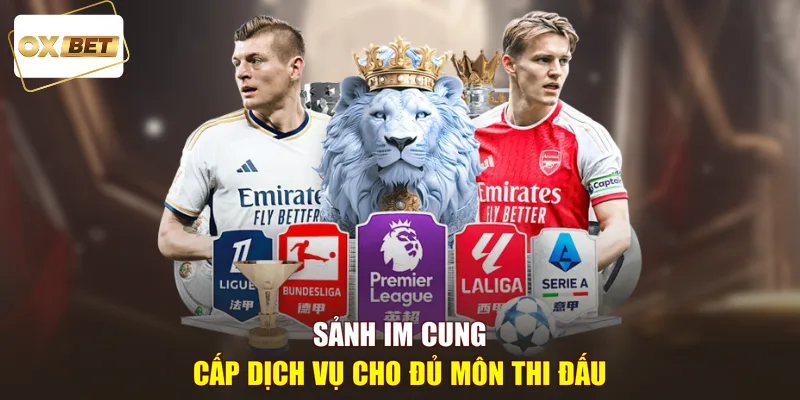 Sảnh IM cung cấp dịch vụ cho đủ môn thi đấu